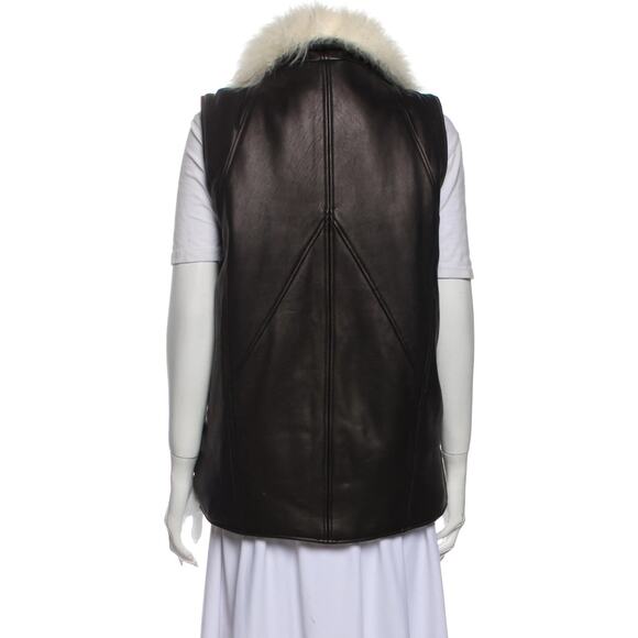 Helmut Lang Lamb Leather Vest Black - S - Picture 3 of 4